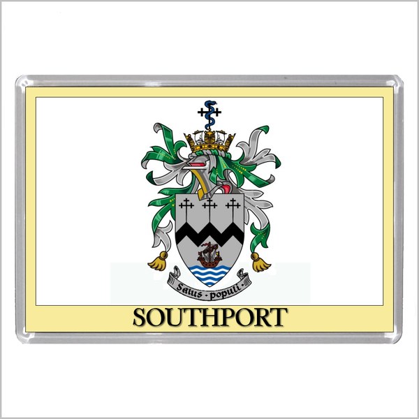 UK ENGLAND - ENGLISH TOWN COATS OF ARMS Jumbo Acrylic Fridge Magnets - Town Names M to Z (53 DESIGNS)