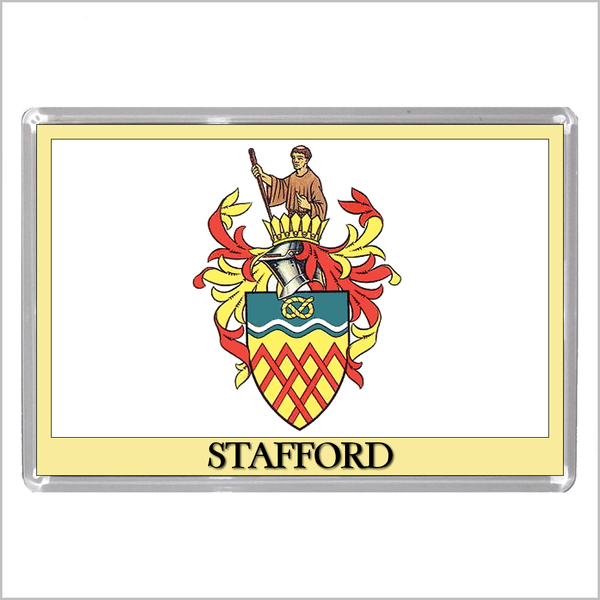 UK ENGLAND - ENGLISH TOWN COATS OF ARMS Jumbo Acrylic Fridge Magnets - Town Names M to Z (53 DESIGNS)