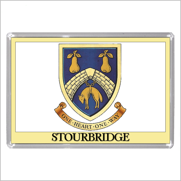 UK ENGLAND - ENGLISH TOWN COATS OF ARMS Jumbo Acrylic Fridge Magnets - Town Names M to Z (53 DESIGNS)