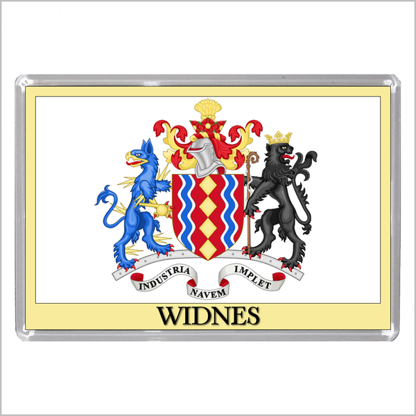 UK ENGLAND - ENGLISH TOWN COATS OF ARMS Jumbo Acrylic Fridge Magnets - Town Names M to Z (53 DESIGNS)